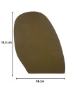 PATIN - DEMI-SEMELLE CAOUTCHOUC TOPSEM 3.5MM TAILLE H4 - TOPY