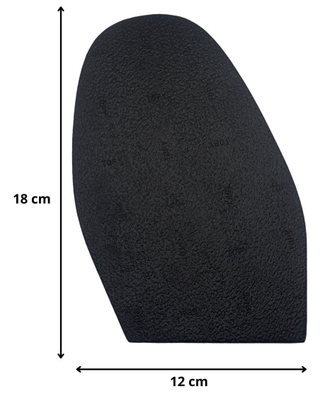 PATIN - DEMI-SEMELLE CAOUTCHOUC TOPSEM 3.5MM TAILLE H2 - TOPY