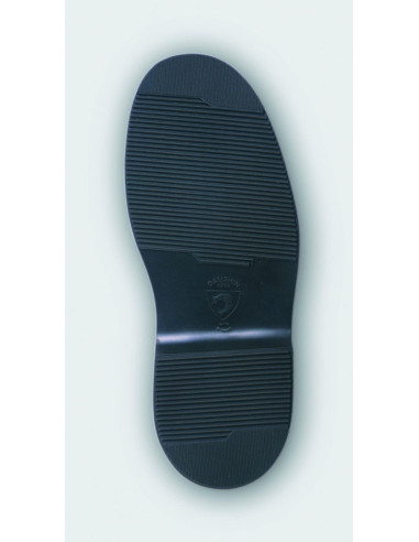 SEMELLE VILLE MONOBLOC CAOUTCHOUC STRIEE DAUPHIN LUXE NOIR