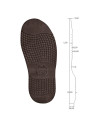 SEMELLE MONOBLOC GUMLITE 2668 HEIDELBERG NOIR OU MARRON - VIBRAM