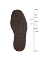 SEMELLE PLATE CAOUTCHOUC 2055 ETON 41/42 TAILLE 8 - VIBRAM