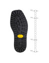 SEMELLE MONOBLOC CAOUTCHOUC NOIR 1220 JANKUAT - VIBRAM