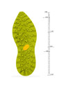 SEMELLE MONOBLOC PLATE CAOUTCHOUC ZEGAMA MEGAGRIP - VIBRAM