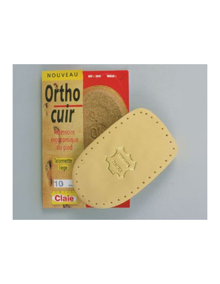 TALONNETTE - LIEGE/CUIR 10MM REF.290