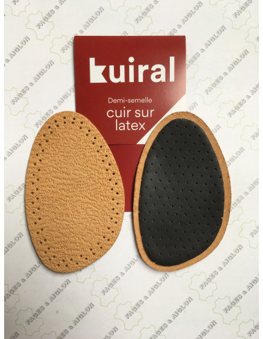 DEMI-SEMELLE PECARI/LATEX KUIRAL 35/36 à 41/42