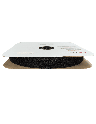 RUBAN AUTO-AGRIPPANT ELASTIQUE MARQUE VELCRO® 25MM ROULEAU 37M