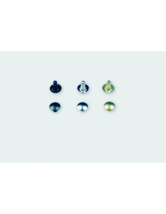 RIVET LAITON N°8 COURT COMPLET Ø10.7MM PIED 9.1MM PAR 1000