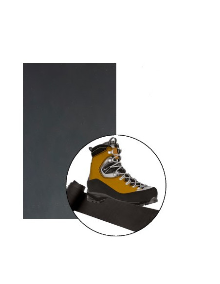 PLAQUE CAOUTCHOUC BORDS CHAUSSURES RANDONNEE COVER 1.5MM NOIR - SVIG