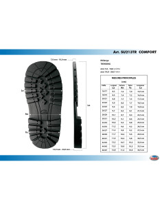 SEMELLE MONOBLOC CAOUTCHOUC 213 COMFORT VALPO NOIR - 24 AU 27 - SVIG 2