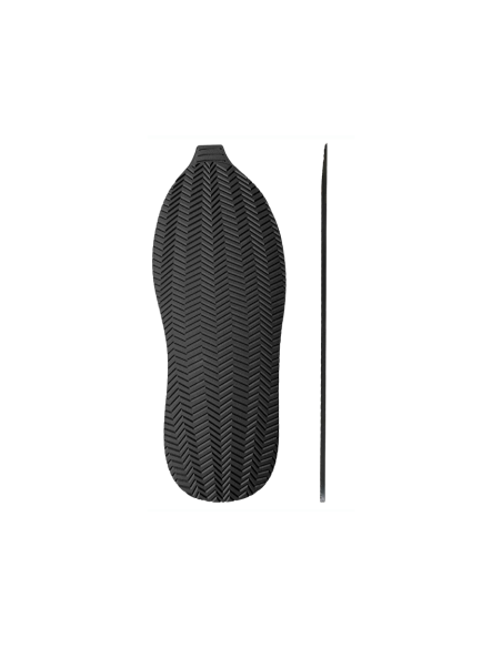 SEMELLE MONOBLOC PLATE CAOUTCHOUC 521 SPINA NOIR - SVIG