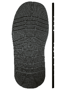 SEMELLE MONOBLOC CAOUTCHOUC CELLULAIRE 621 ZEUS NOIR 36 AU 42 - SVIG