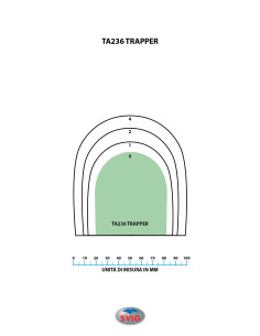 BONBOUT CAOUTCHOUC 236 TRAPPER 8MM TAILLE N°2 NOIR OU MARRON - SVIG 2