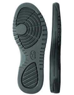SEMELLE CUVETTE CAOUTCHOUC 550 CASUAL NOIRE - SVIG