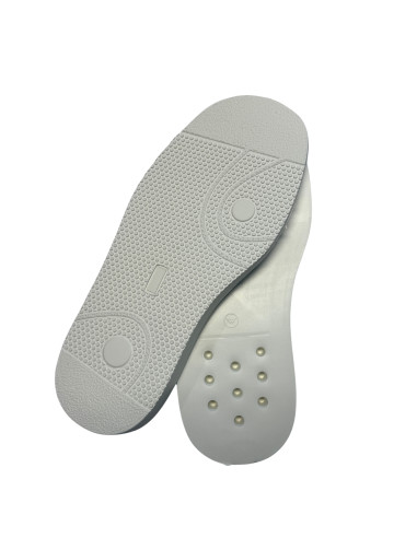 SEMELLE MONOBLOC COMPENSEE CAOUTCHOUC BLANCHE ANNA - WEARLIGHT