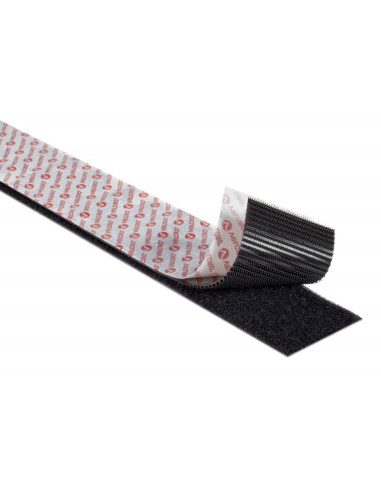 RUBAN CROCHET AUTO-AGRIPPANT ADHESIF MARQUE VELCRO® 25MM ROULEAU 25M