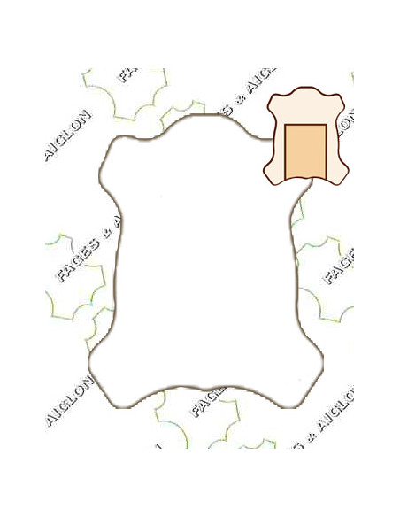 CROUTE CROUPON TANNAGE CHROME PIGMENTEE 1.4/1.6MM