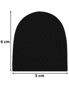 BONBOUT CAOUTCHOUC VERATOP 6MM NOIR TAILLE 5