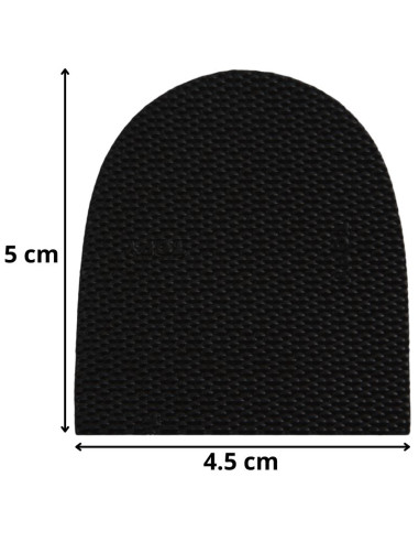 BONBOUT CAOUTCHOUC VERATOP 6MM NOIR TAILLE 4