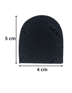 BONBOUT CAOUTCHOUC VERASOFT 6MM NOIR TAILLE 3