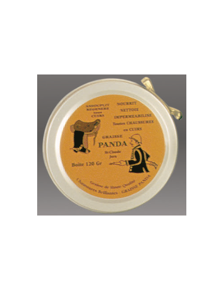 GRAISSE PANDA NEUTRE OU NOIRE - BOITE 100G.