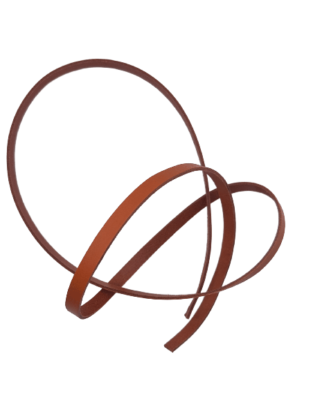 BRACELET/CUIR - 10MM - ORANGE
