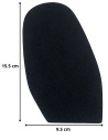 PATIN - DEMI-SEMELLE CAOUTCHOUC TOPGUM CREPE 1.8MM TAILLE F2 - TOPY
