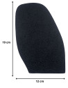 PATIN - DEMI-SEMELLE CAOUTCHOUC TOPGUM CREPE 1.8MM TAILLE H3 - TOPY