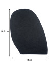 PATIN - DEMI-SEMELLE CAOUTCHOUC TOPSEM 3.5MM TAILLE H4 - TOPY