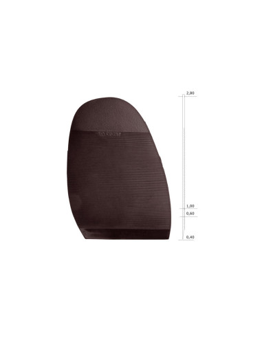 PATIN DEMI-SEMELLE STRESA 2337 2.8MM TAILLE 3 - VIBRAM
