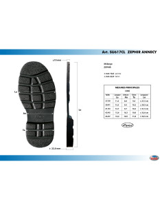 SEMELLE MONOBLOC CAOUTCHOUC CELLULAIRE 617 ANNECY LIGHT NOIR - SVIG 2