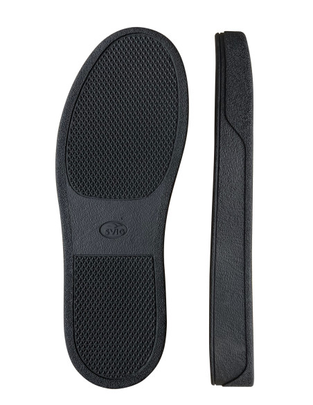 SEMELLE CUVETTE CAOUTCHOUC 563 TRAINER NOIR - SVIG