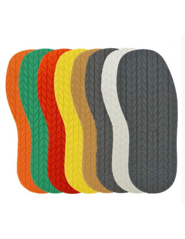 SEMELLE MONOBLOC PLATE CAOUTCHOUC DUNLOP TRIP