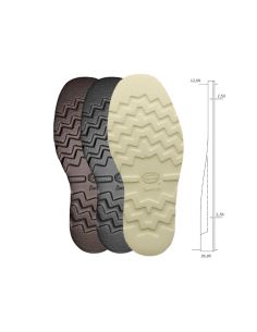 SEMELLE COMPENSEE MICROCELLULAIRE CRISTY MORFLEX TABAC - VIBRAM