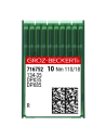AIGUILLE 134-35 R GROZ-BECKERT TISSU & CUIR POINTE RONDE PAR 10