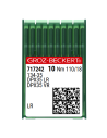AIGUILLE 134-35 LR GROZ-BECKERT CUIR TRANCHANTE BISEAUTEE PAR 10