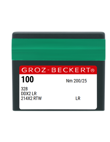 AIGUILLE 328 LR GROZ-BECKERT 45K CUIR TRANCHANTE BISEAUTEE PAR 10