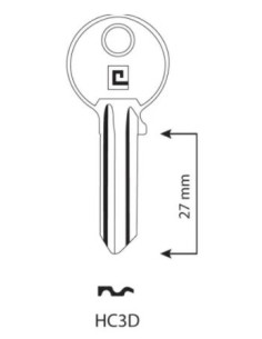 CLE/EBAUCHE HC3D - BOITE DE 100