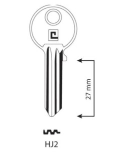 CLE/EBAUCHE HJ2 - BOITE DE 100