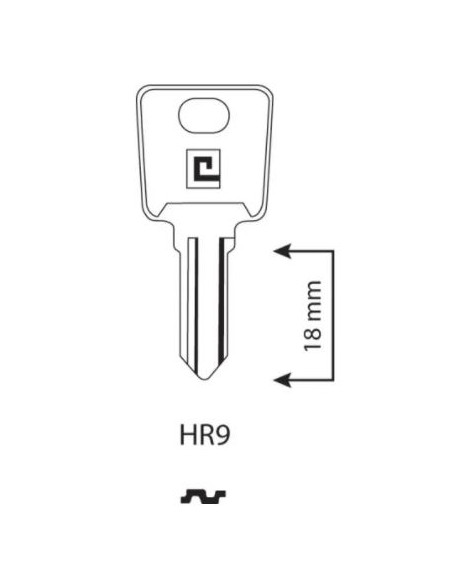 CLE/EBAUCHE HR9 - BOITE DE 100