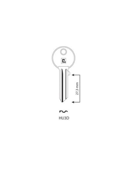 CLE/EBAUCHE HU3D - BOITE DE 100