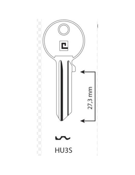 CLE/EBAUCHE HU3S - BOITE DE 100
