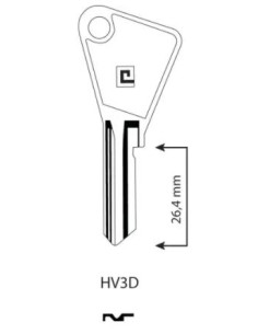 CLE/EBAUCHE HV3D - BOITE DE 100