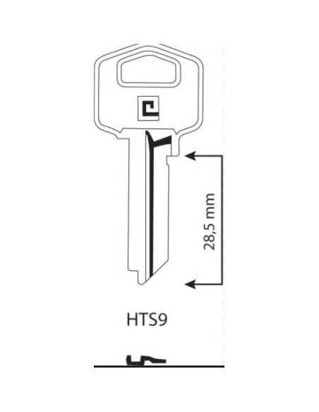 CLE/EBAUCHE HTS9 - BOITE DE 100