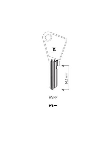 CLE/EBAUCHE HVPP - BOITE DE 100