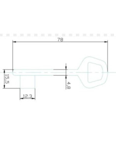 CLE/EBAUCHE JP2 - BOITE DE 10