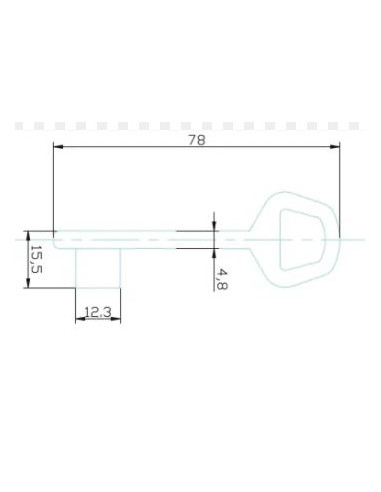 CLE/EBAUCHE JP2 - BOITE DE 10
