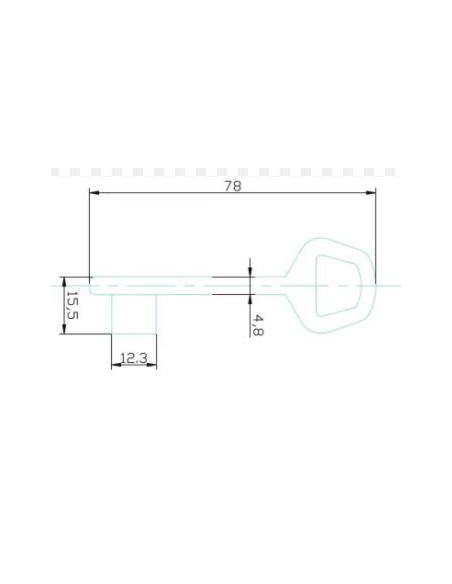 CLE/EBAUCHE JP2 - BOITE DE 10