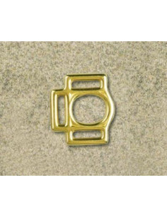 CARRE DE LICOL LAITON SELLERIE REF. 65/3 - 3 PASSANTS