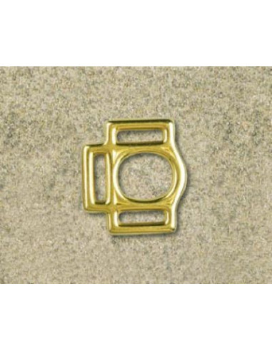 CARRE DE LICOL LAITON SELLERIE REF. 65/3 - 3 PASSANTS