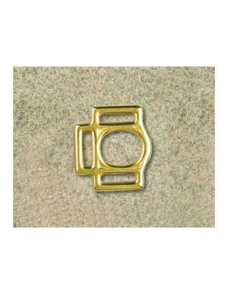 CARRE DE LICOL LAITON SELLERIE REF. 65/3 - 3 PASSANTS